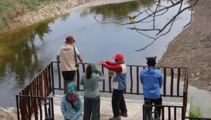 Unik, Ada Sungai Berminyak Alami di Bojonegoro, Jadi Warisan Geologi