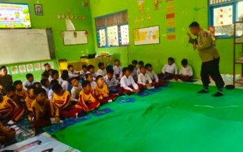 TMMD ke-129 Bojonegoro Gandeng Tagana Edukasi Kesiapsiagaan Bencana untuk Pelajar