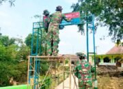 TMMD ke 129 Bojonegoro Hadirkan Jembatan Baru, Akses Warga Kesongo Makin Lancar
