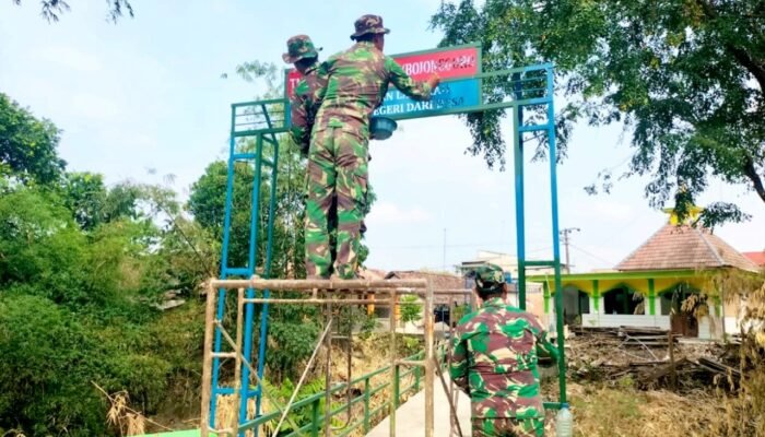 TMMD ke 129 Bojonegoro Hadirkan Jembatan Baru, Akses Warga Kesongo Makin Lancar