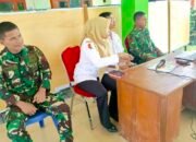 TMMD ke-129 Bojonegoro Sentuh Sektor Kesehatan, Balita dan Ibu Hamil Terima Makanan Bergizi