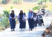 Jalan Cor TMMD ke-129 Bojonegoro Bikin Siswa SDN Kesongo II Latihan Makin Semangat