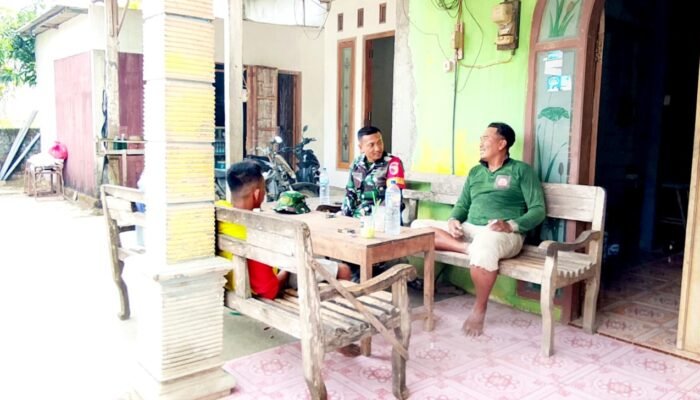 TMMD 129 Bojonegoro Hadirkan Suasana Akrab, Babinsa Kesongo Serap Aspirasi Masyarakat