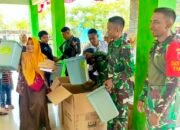 TMMD 129 Bojonegoro Ajak Warga Jaga Kebersihan Lewat Pembagian Souvenir Tempat Sampah