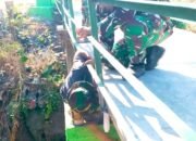 TMMD 129 Bojonegoro Masuki Finishing Jembatan Brang Etan, Akses Warga Makin Lancar