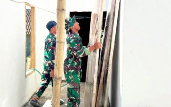 Renovasi Rumah Pak Koko Hampir Selesai, TMMD 129 Bojonegoro Tunjukkan Progres Pesat