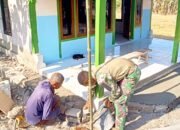 Rumah Mbah Kasiman Disulap Satgas TMMD 129 Bojonegoro, Kini Tinggal Finishing