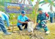 Jelang Penutupan, TMMD Bojonegoro Tanam 50 Pohon di Kesongo