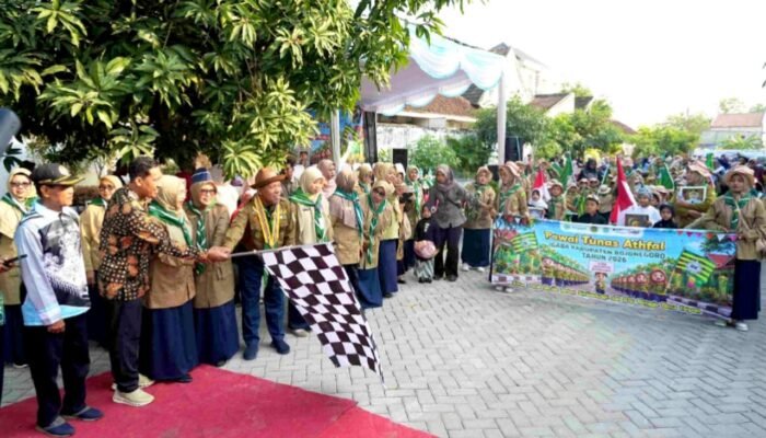 Bunda PAUD Berangkatkan Pawai 3.000 Peserta di Bojonegoro