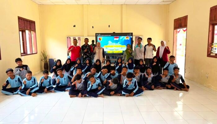 TMMD Bojonegoro Bentuk Karakter Pelajar Lewat Wawasan Kebangsaan