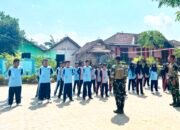 Satgas TMMD Bojonegoro Masuk Sekolah, Siswa Kesongo Diajari PBB