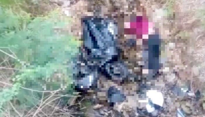Kecelakaan Tunggal di Dagan Lamongan, Motor Terjun ke Sungai Pengendara Meninggal