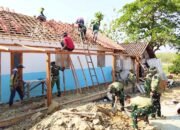 Semangat Gotong Royong Warnai TMMD Bojonegoro, Rumah Warga Mulai Berubah