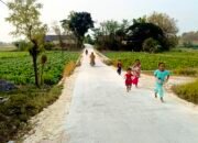 TMMD Bojonegoro Ubah Wajah Mundu, Jalan Cor Kini Jadi Tempat Anak Bermain