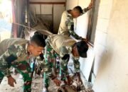 Jelang Penutupan TMMD Bojonegoro, Satgas Kebut Rumah Ibu Wagini