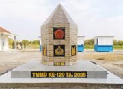 Tugu TMMD 129 Bojonegoro Berdiri Kokoh, Jadi Ikon Baru Desa Kesongo