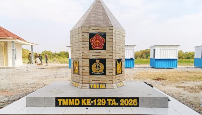 Tugu TMMD 129 Bojonegoro Berdiri Kokoh, Jadi Ikon Baru Desa Kesongo