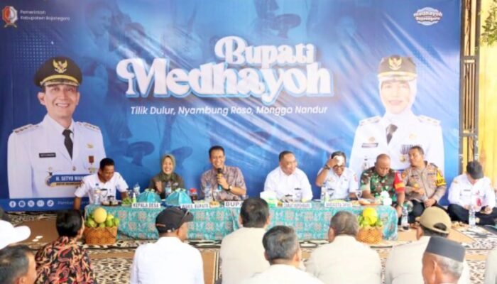 Bupati Bojonegoro Medhayoh di Cengkir, Petani Tembakau Dapat Kabar Embung Baru