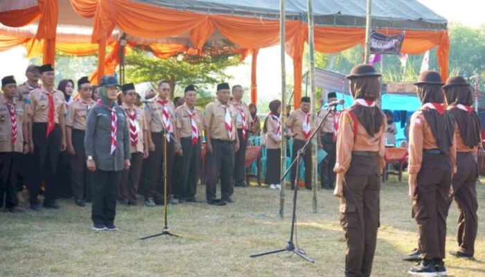 805 Pramuka Bojonegoro Berkemah, Pesan Ini Jadi Bekal Generasi Muda
