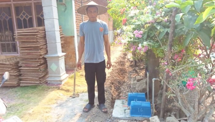 Air Bersih Mengalir ke Rumah, Warga Rasakan Manfaat TMMD 129 Bojonegoro
