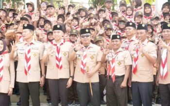Pramuka Lamongan Kobarkan Semangat Generasi Muda