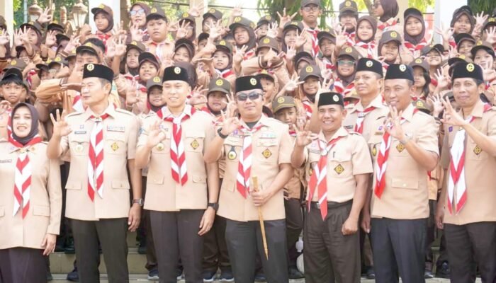 Pramuka Lamongan Kobarkan Semangat Generasi Muda