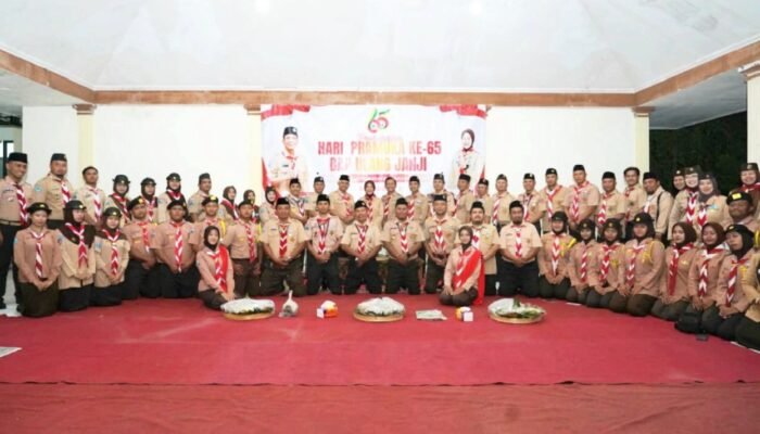 Api Unggun Menyala, Pramuka Bojonegoro Ulang Janji Tri Satya