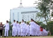 186 Taruna Turun ke Jalan, Marching Band Gemantara Curi Perhatian Warga Bojonegoro