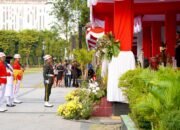 HUT RI ke-81 di Bojonegoro, Upacara Penurunan Bendera Berlangsung Khidmat