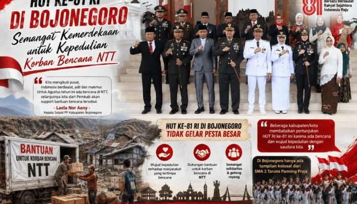 HUT ke-81 RI: Bojonegoro Tak Gelar Pesta Besar Karena Ini