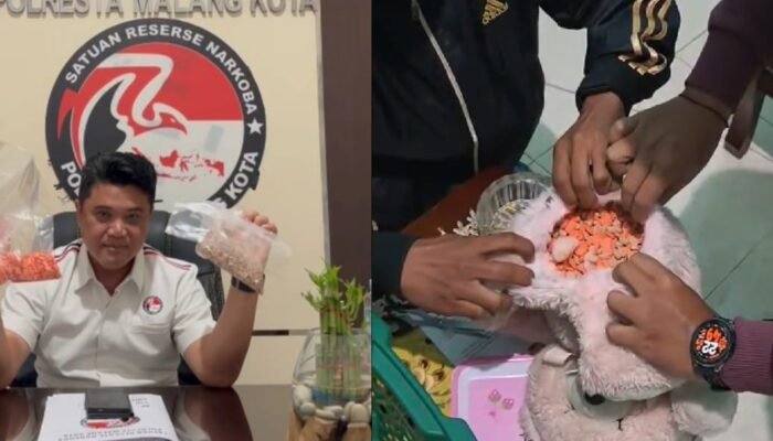 Geger, 1.461 Ekstasi Ditemukan dalam Boneka di Malang