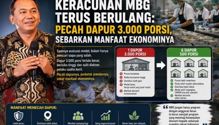 Bukan Cuma SOP, Skala Dapur MBG Juga Dipersoalkan