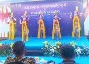 Tari Serampat Curi Perhatian di Peresmian Gedung Baru SMPN 1 Padangan Bojonegoro
