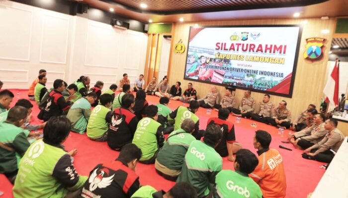 70 OJOL Dikumpulkan Kapolres Lamongan, Ini yang Dibahas