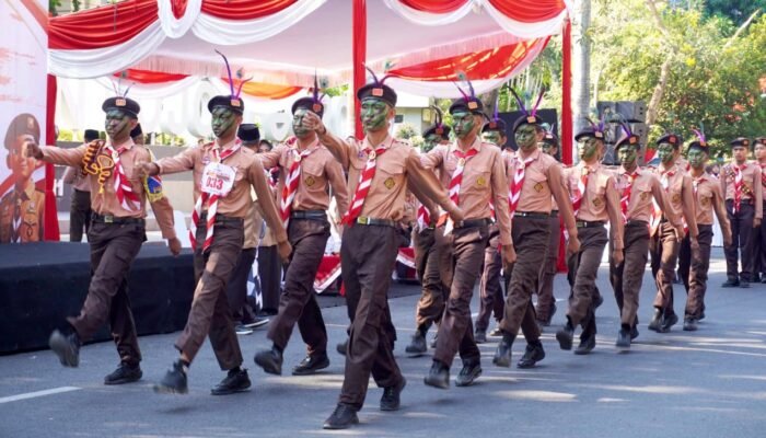 94 Pramuka Adu Disiplin, Pesan Wabup Bojonegoro Bikin Merinding