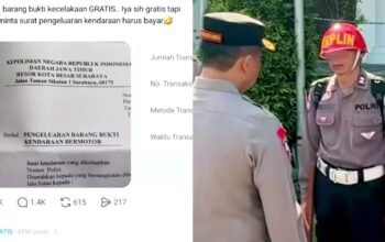 Minta Rp1 Juta untuk Ambil Motor, Oknum Polisi Surabaya Didemosi