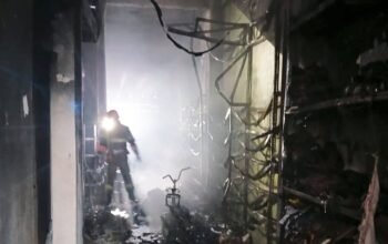 Api Lahap Ruko di Pasar Kedungadem Bojonegoro, Kerugian Capai 1 Milyar