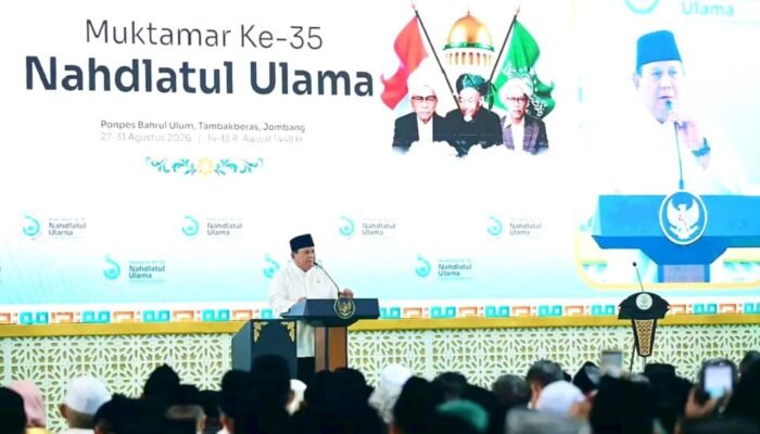 Jas Ijo, Pesan Presiden Prabowo di Muktamar NU ke-35 Jombang