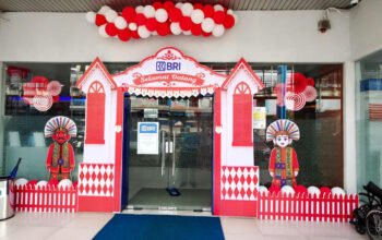 Sambut HUT ke 81 RI, BRI BO Rawamangun Semarakkan Kantor dengan Dekorasi Nuansa Merah Putih (1)