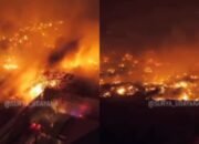 Kobaran Api Mengamuk di Legian Badung Bali, Gudang hingga Bedeng Terbakar