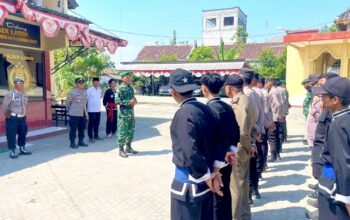 Koramil Laren Lamongan dan Polsek Kompak Turun Jalan, Ini yang Dilakukan