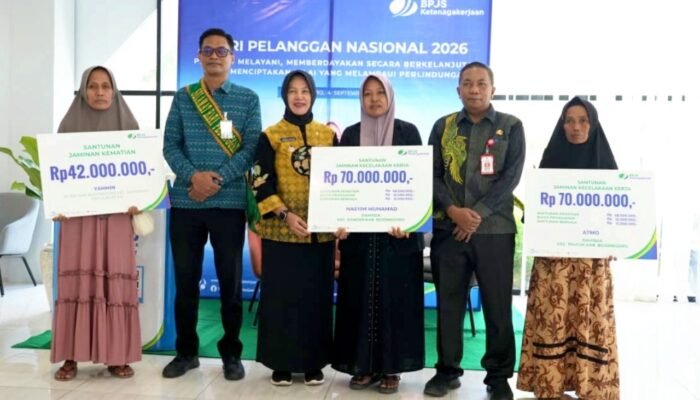 Harpelnas, 80 Warga Bojonegoro Terima Klaim BPJS TK