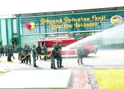 Begini Cara Prajurit Kodim Bojonegoro Hadapi Api