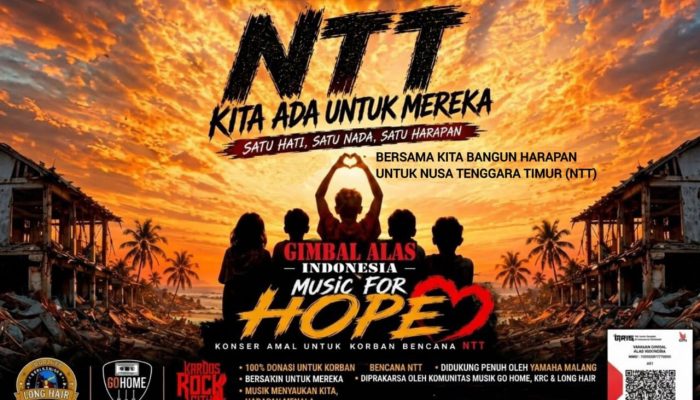 Sabtu Malam, Konser Amal Peduli NTT Guncang Kayutangan Malang