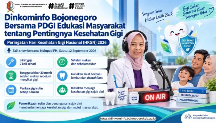Gigi Sehat Bukan Sekedar Senyum, Ini Pesan PDGI Bojonegoro