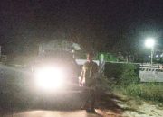 Warga Mulai Beristirahat, Polisi Sukosewu Bojonegoro Justru Keliling Jaga Kamtibmas