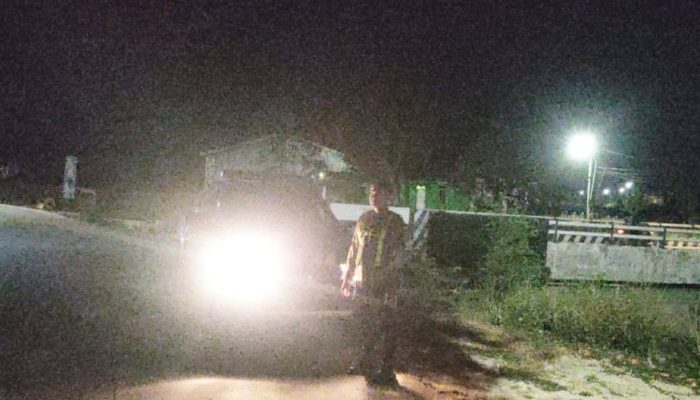 Warga Mulai Beristirahat, Polisi Sukosewu Bojonegoro Justru Keliling Jaga Kamtibmas