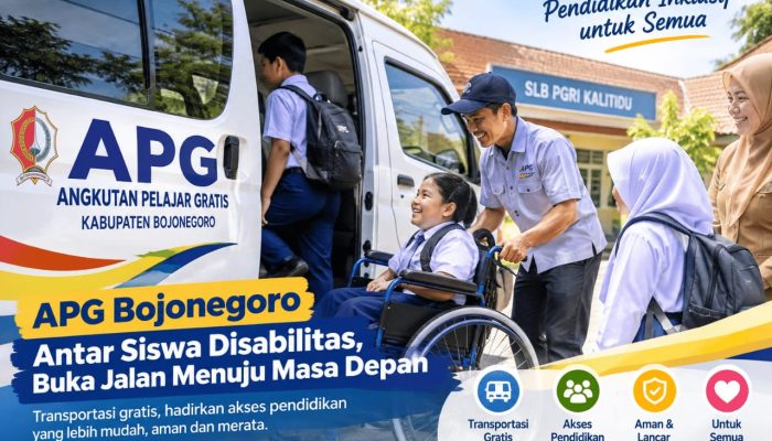 Bukan Cuma Antar Sekolah, Angkutan Pelajar Gratis Jadi Harapan Siswa Disabilitas Bojonegoro