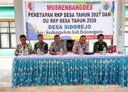 RKPDes 2027 Sidorejo Kedungadem Bojonegoro Ditetapkan, Camat Sahlan Soroti Perencanaan