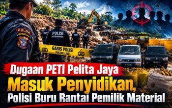 Kasus PETI Pelita Jaya Bone Bolango Memanas, Polisi Telusuri Pemilik Material Tambang